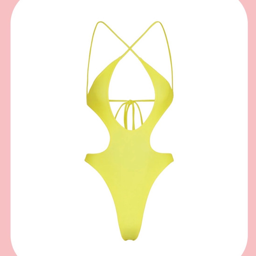 Kylie swim one piece cut out